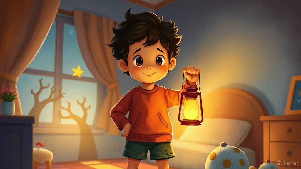 Un niño pequeño leyendo un libro con ilustraciones brillantes junto a sus padres antes de dormir.