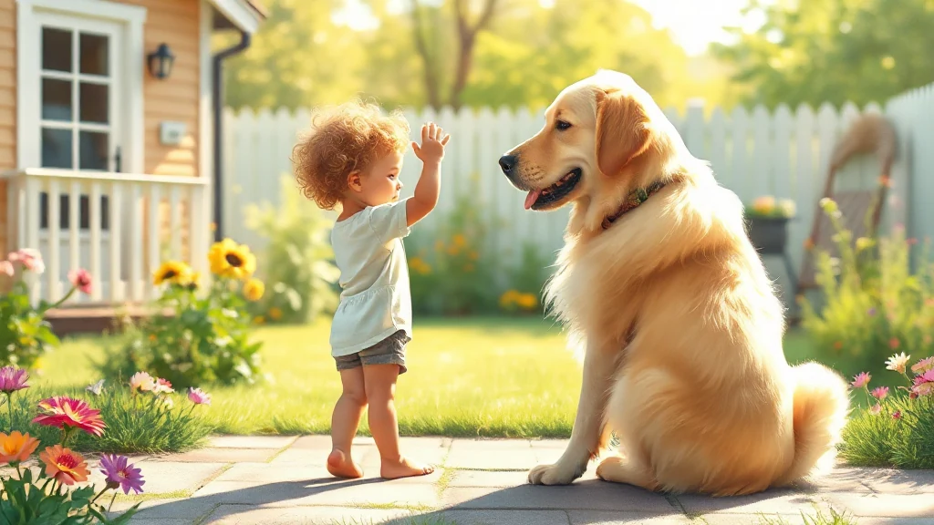 A young child sitting comfortably on a sofa, reading a personalized book featuring a friendly puppy.