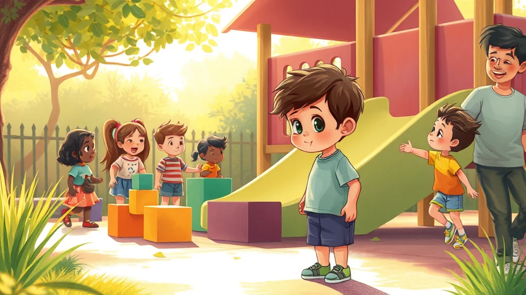 Una madre lee un cuento personalizado a su hijo, quien sonríe con confianza mientras se imagina como un superhéroe.