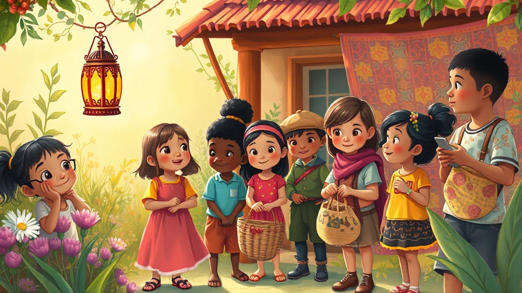 Un parent et un enfant lisent ensemble un livre illustré où l'enfant est le personnage principal, célébrant sa culture unique.