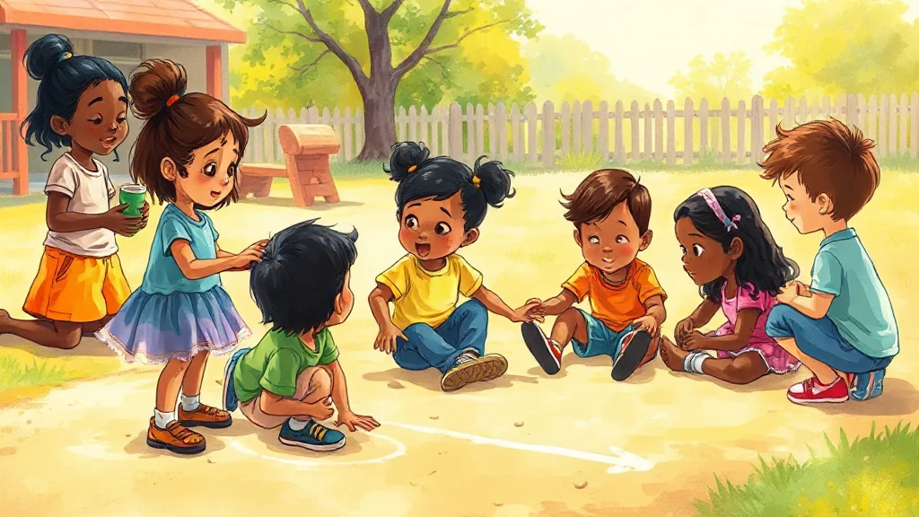 A parent reading a personalized storybook with a child, discussing illustrations of body autonomy.